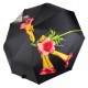 Жіноча парасолька-автомат у подарунковій упаковці з хусткою, екзотичний принт від Rain Flower, 01010-3