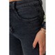 Джинси жіночі стрейч, колір темно-сірий, 214R1366
