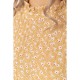 Сукня вільного крою з квітковим принтом, колір бежевий, 204R201