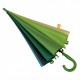 Детский полуавтоматический зонт-трость "Радуга" от THEBEST, подойдет для школьников, зеленая ручка, 050С-1