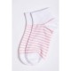 Жіночі шкарпетки білого кольору з візерунком 1