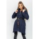 Куртка женская зимняя, цвет темно-синий, 131R2258