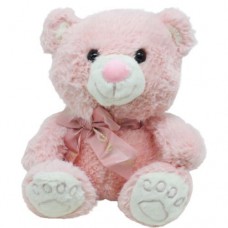 Мʼяка іграшка "Ведмедик", рожевий (27 см)