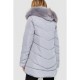 Куртка жіноча однотонна, колір світло-сірий, 235R3271