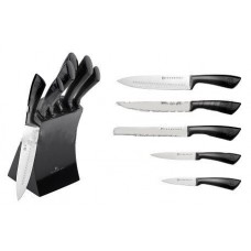 Набір ножів Edenberg EB-11003-Black 6 предметів чорний