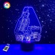 3D ночник "HIMARS" (УВЕЛИЧЕННОЕ ИЗОБРАЖЕНИЕ)+ пульт ДУ+ батарейки (3ААА)  3DTOYSLAMP