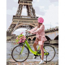 Картина по номерам "Прогулка по Парижу" ★★★★★