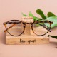 Підставка для окулярів "Конструктор" персоналізована, brown-brown, brown-brown