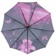 Жіноча автоматична парасолька на 9 спиць із принтом Ейфелева Вежа та квіти від Susino, рожева, 03026-2