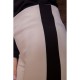 Жіночі завужені штани, бежево-чорного кольору, 167R762