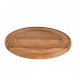 Сковорода чавунна 140 х 25 мм на круглій дерев'яній підставці