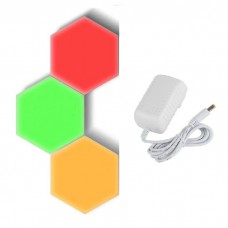 Светильник сенсорный 3DTOYSLAMP Соты Набор 3 шт Разноцветные (type 2)