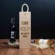 Коробка для бутылки вина "Сын №1 во всем мире" подарочная, російська