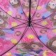 Дитяча парасолька-тростина рожева з принцесами та оборками від Paolo Rossi 0031-2
