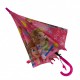 Дитяча парасолька-тростина рожева з принцесами та оборками від Paolo Rossi 0031-2