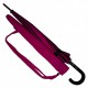 Жіноча парасолька-тростина на 16 спиць із контрастними секторами, напівавтомат від фірми Toprain, рожева, 0616-9