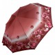 Жіноча парасолька напівавтомат червона з бульбашками від SL 035015-2