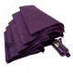 Жіноча парасолька напівавтомат фіолетова з принтом букв по куполу 02052-5