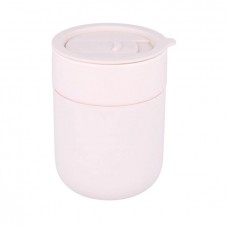Кружка з кришкою для кави Cute Travel Mugs 295-Pink 295 мл рожева