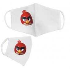 Багаторазова 4-х шарова захисна маска "Angry birds Ред" розмір 3, 7-14 років