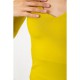 Футболка жіноча з подовженим рукавом, колір гірчичний, 186R106