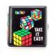 Комплект запальничка + портсигар "Rubik"s 3 кубики