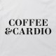 Світшот "Coffee & cardio" жіночий, Білий, L, White, англійська