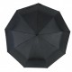 Жіноча парасолька напівавтомат чорна з подвійною тканиною Bellissimo 018301-1