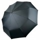 Стильна чоловіча складана парасолька-автомат на 10 подвійних спиць із прямою ручкою від Toprain, чорна, 0909-1