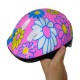 Дитячий захисний шолом для спорту, квіти (рожевий)