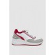Кросівки жіночі, колір біло-бордовий, 248RNG03- 1