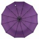 Однотонна парасолька-автомат від Toprain на 12 спиць, фіолетова, 0512-7