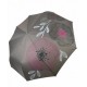 Жіноча складна парасолька-автомат від Flagman-TheBest з принтом квітів, сіра, fl0512-3