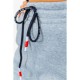 Спорт штани жіночі на флісі, колір світло-сірий, 184R003