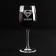 Келих для вина "Superman" персоналізований, Крафтова коробка