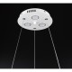 Люстра підвісна LOFT на 6 лампочок 26005 Білий 40-90х50х50 см.