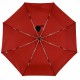 Жіноча складана парасолька-автомат з однотонним куполом від Flagman-The Best, червона, 0517-1