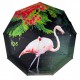 Жіноча парасолька-автомат у подарунковій упаковці з хусткою, екзотичний принт від Rain Flower, 01010-4