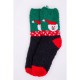 Новорічні жіночі шкарпетки, чорно-зеленого кольору, 151R2327