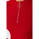 Кофта жіноча в рубчик, колір бордовий, 221R336