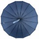 Жіноча парасолька-тростина на 16 спиць з абстрактним принтом, напівавтомат від фірми Toprain, темно-синя, 01541-8