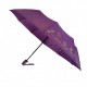 Жіноча парасолька напівавтомат Bellissimo із золотистим візерунком на куполі на 10 спиць, фіолетова, 018308-3