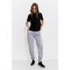 Спорт штани жіночі демісезонні, колір світло-сірий, 206R001