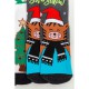 Комплект жіночих шкарпеток новорічних 3 пари, колір світло-сірий, темно-сірий, білий, 151R252