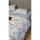 Комплект постільної білизни Польові квіти/блакитн., Turkish flannel