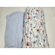 Комплект постельного белья Полевые цветы/голубой, Turkish flannel