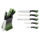 Набір ножів Edenberg EB-11003-Green 6 предметів зелений