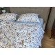 Детское постельное белье Единорог/голубой, Turkish flannel