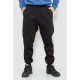 Спорт штани чоловічі на флісі, колір чорний, 237R010