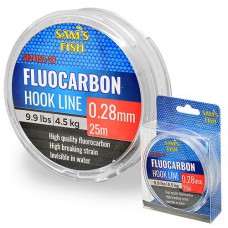 Волосінь рибальська Sams Fish Fluocarbon SF-24152-28 0.28 мм 4.5 кг 10 шт/уп